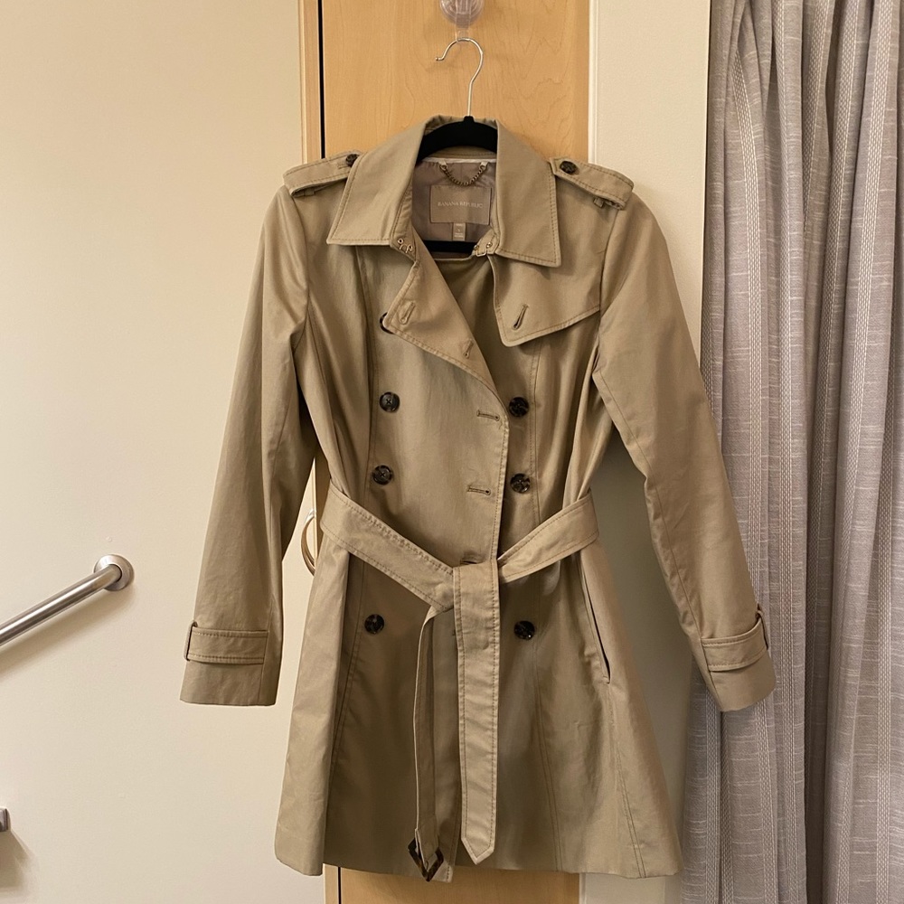 banana republic trench coat